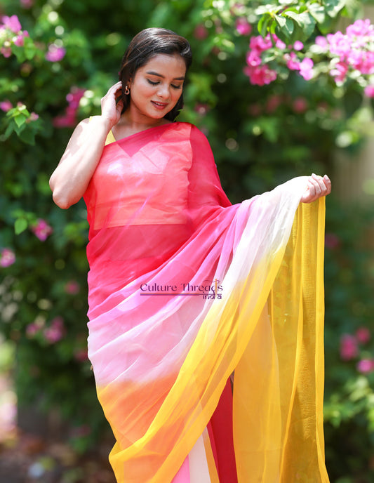 Blushing Dawn Saree