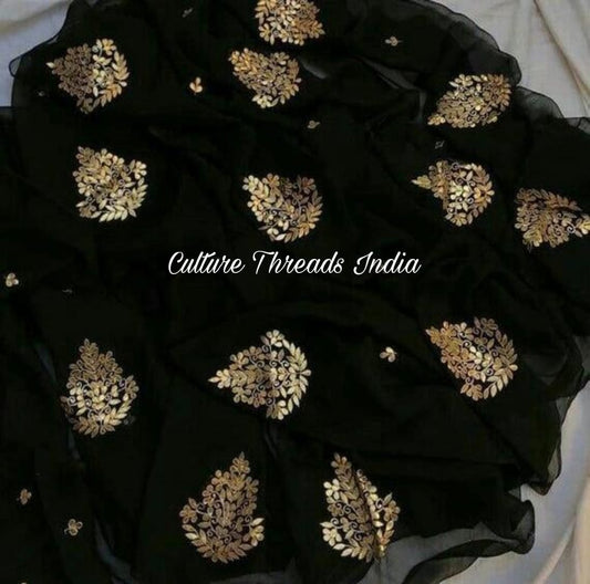 Black Diamond Gotappati Saree