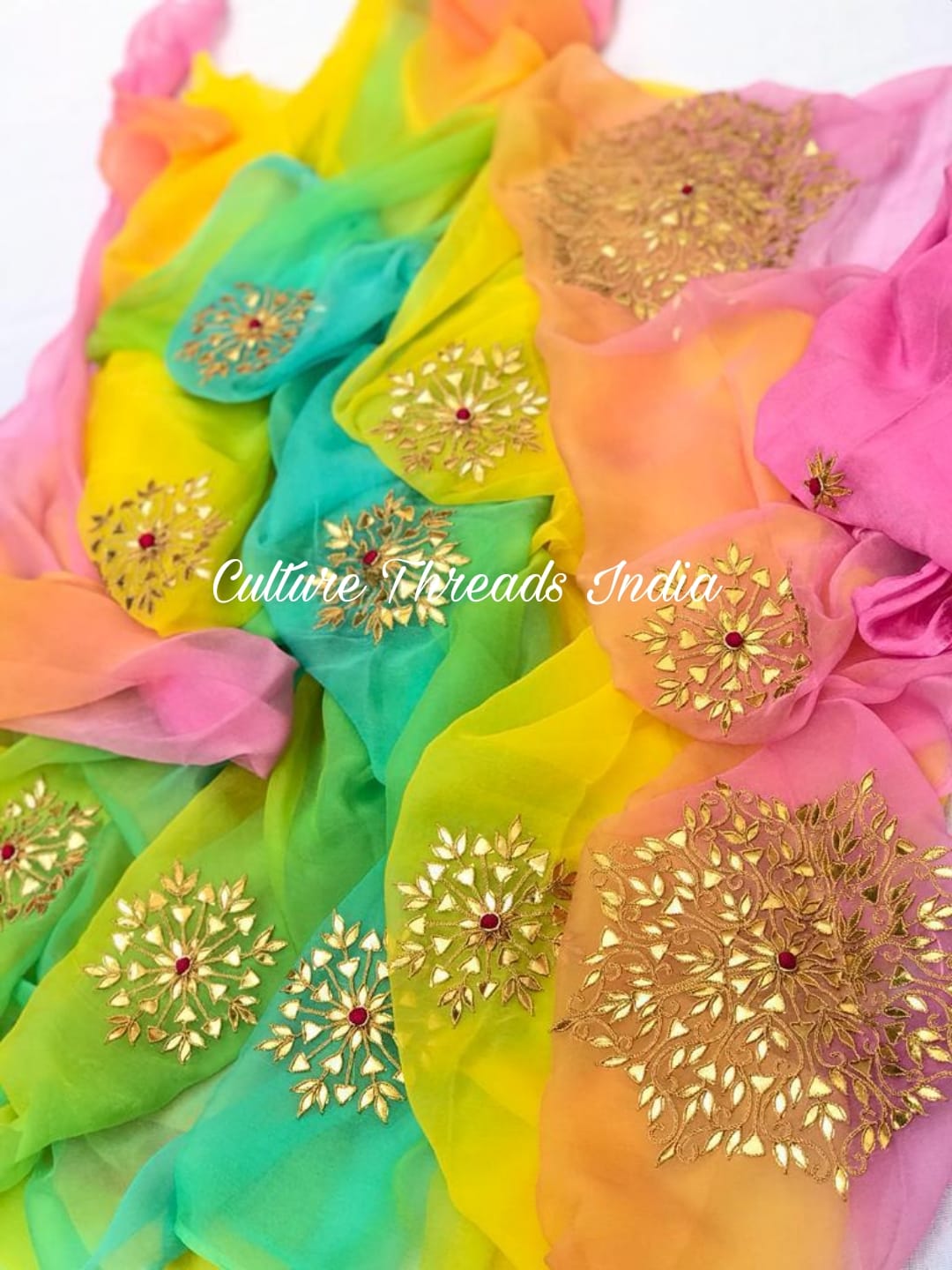 Rangrez Gotapatti Saree