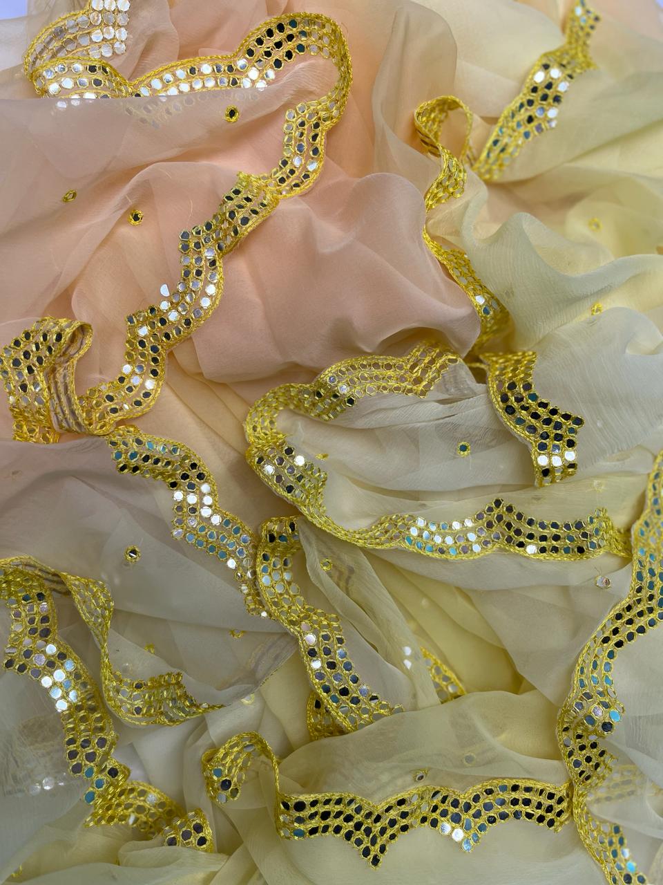 Golden Glow Mirror Elegance