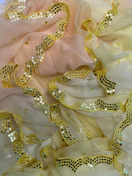 Golden Glow Mirror Elegance