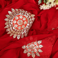 Red Gotapatti Saree