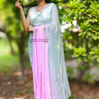 Blush Twilight Sequins Saree
