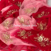 Pink Ruby Gleam Saree