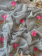 Silver Moon Floral Butta Saree