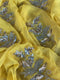Sunshine Leaf Sequins Saree