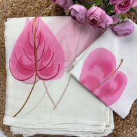 Petal Harmony Handpainted Saree