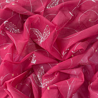 Wineberry Whisper Jaal Saree