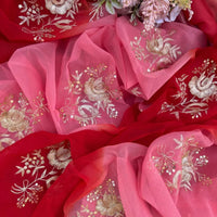 Pink Ruby Gleam Saree